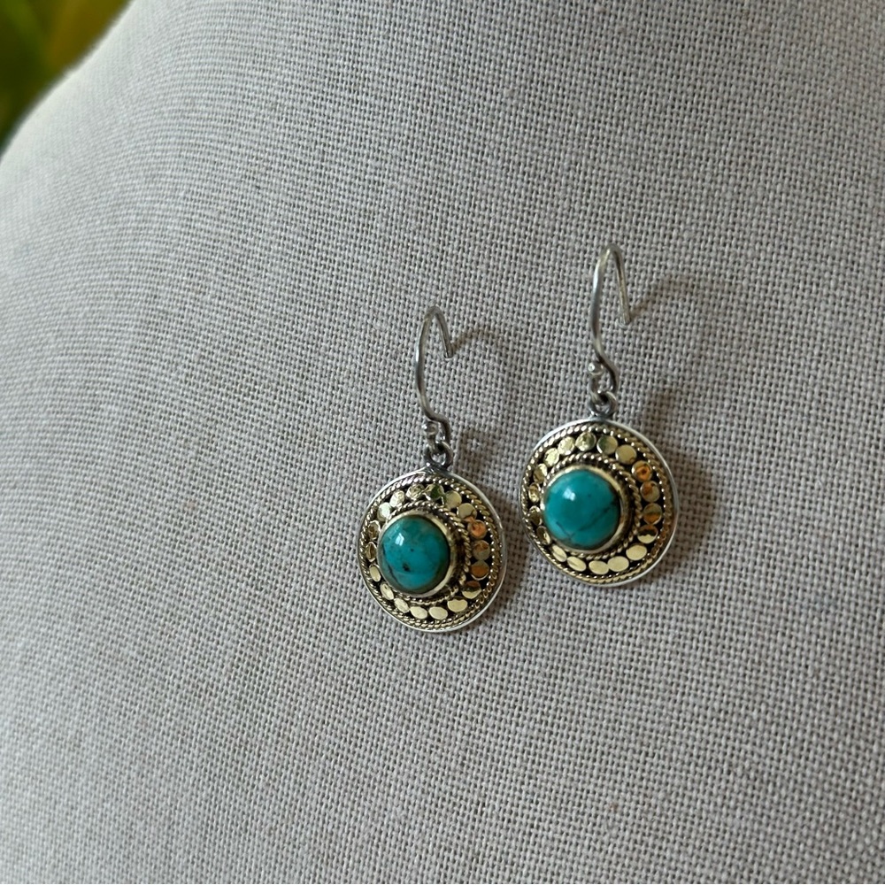 Anna Beck Turquoise Earrings - Picture 3 of 7